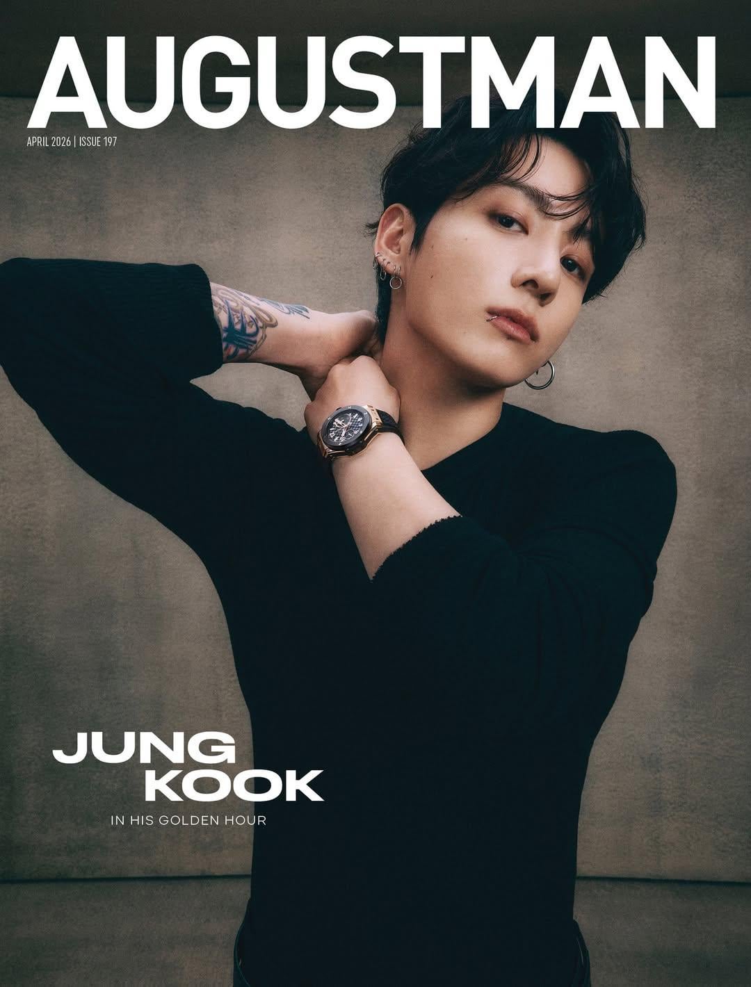 260401 AUGUSTMAN Malaysia: Jungkook x Hublot for April 2026 issue cover