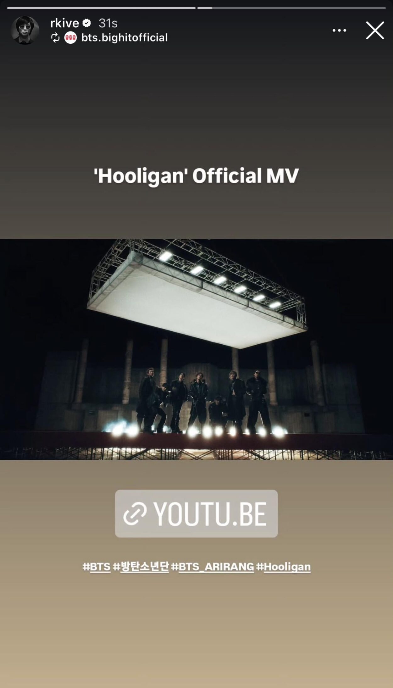 260408 RM on Instagram