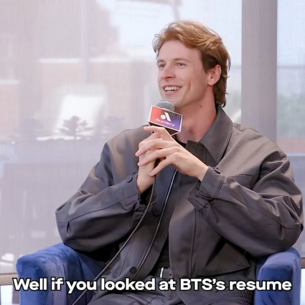 Audacy Twitter Post ft. BTS - 070426