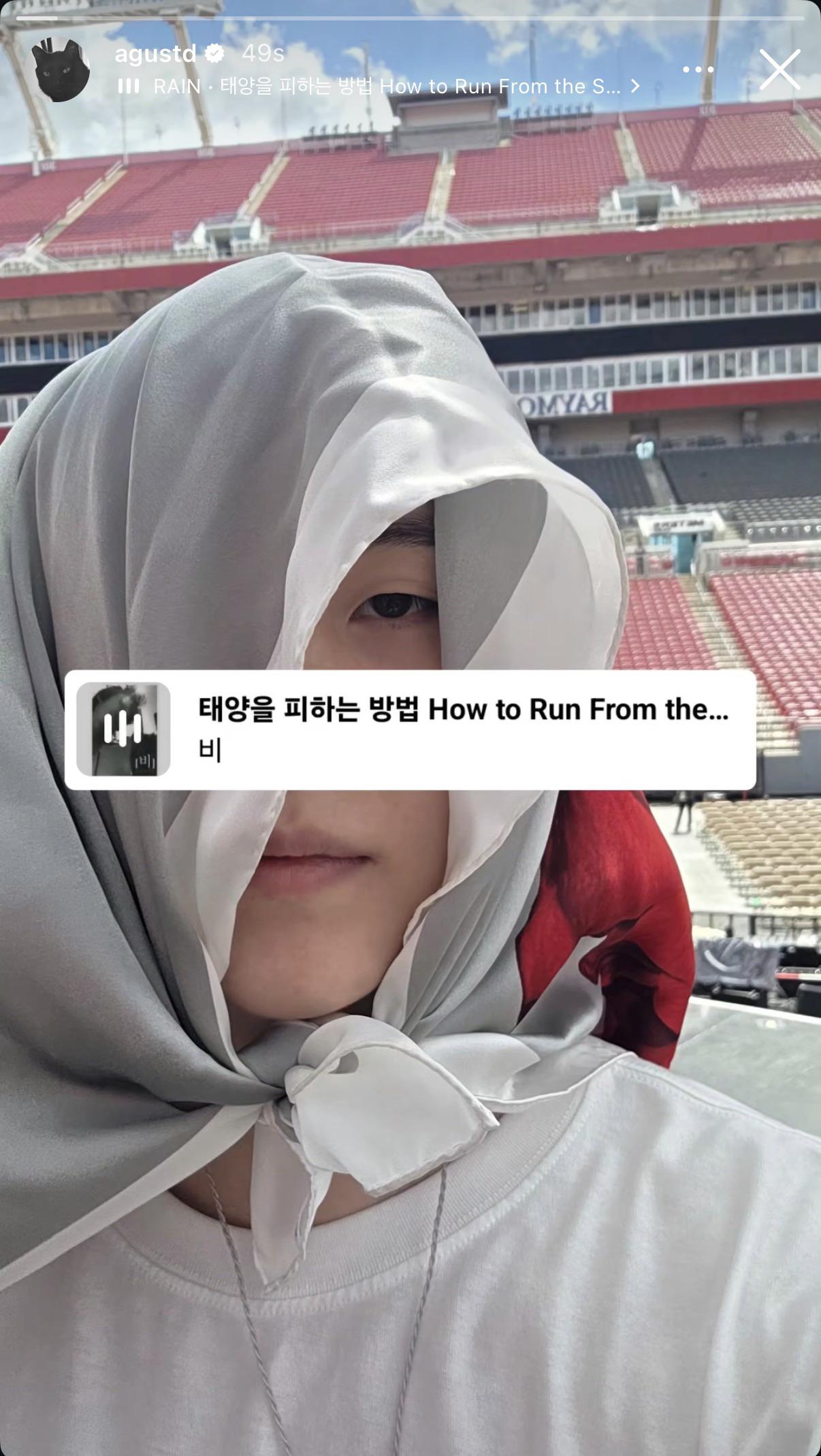 Yoongi IG Story 290426