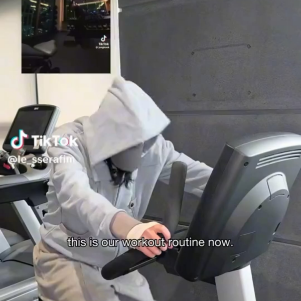 260429 LE SSERAFIM on TikTok (in response to Jungkook & RM’s videos to 'CELEBRATION')