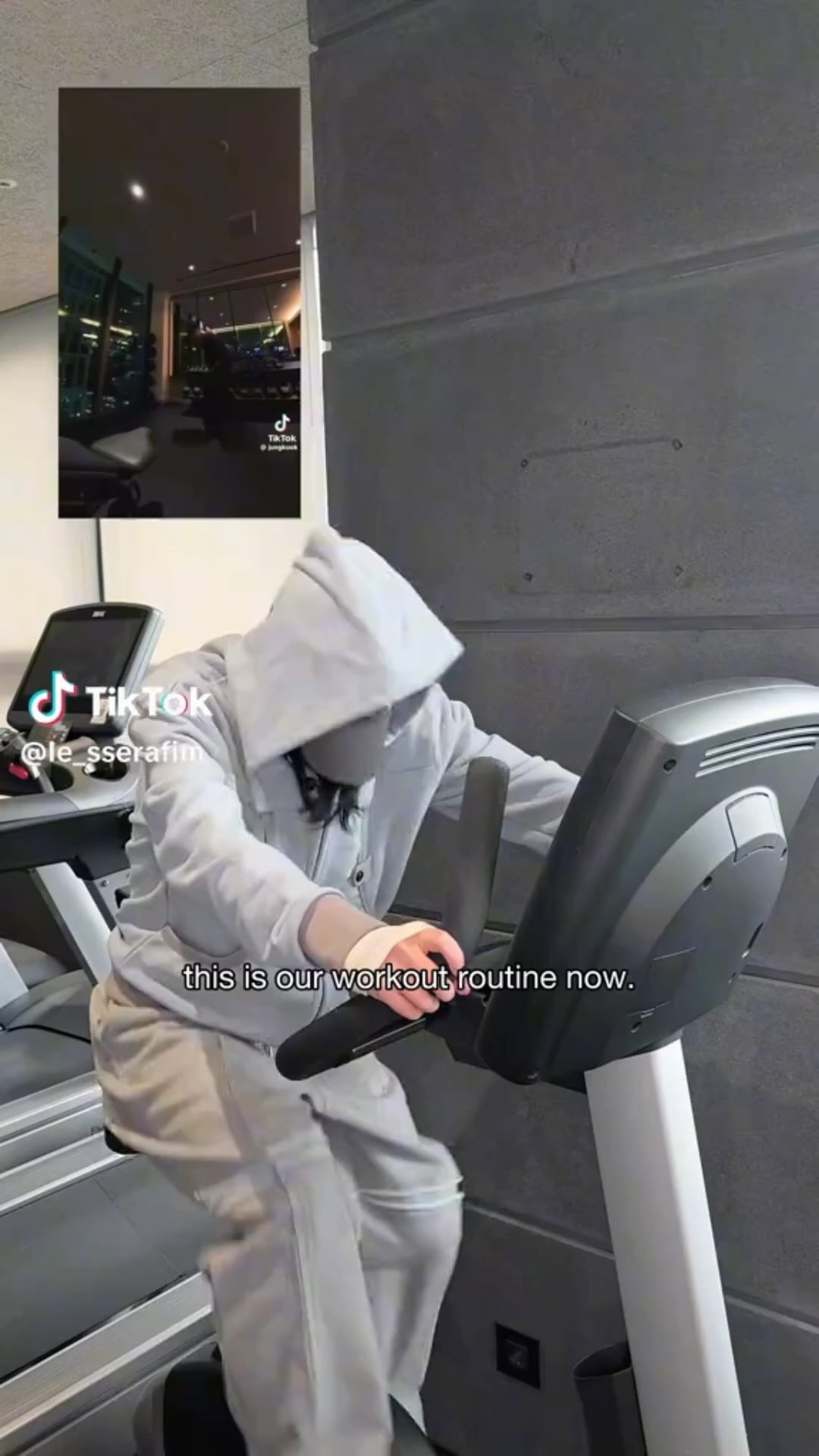 260429 LE SSERAFIM on TikTok (in response to Jungkook & RM’s videos to 'CELEBRATION')