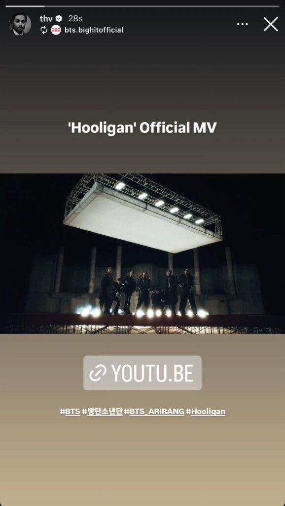 260408 V on Instagram