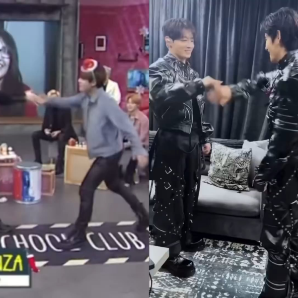 They brought the famous 'handshake' back