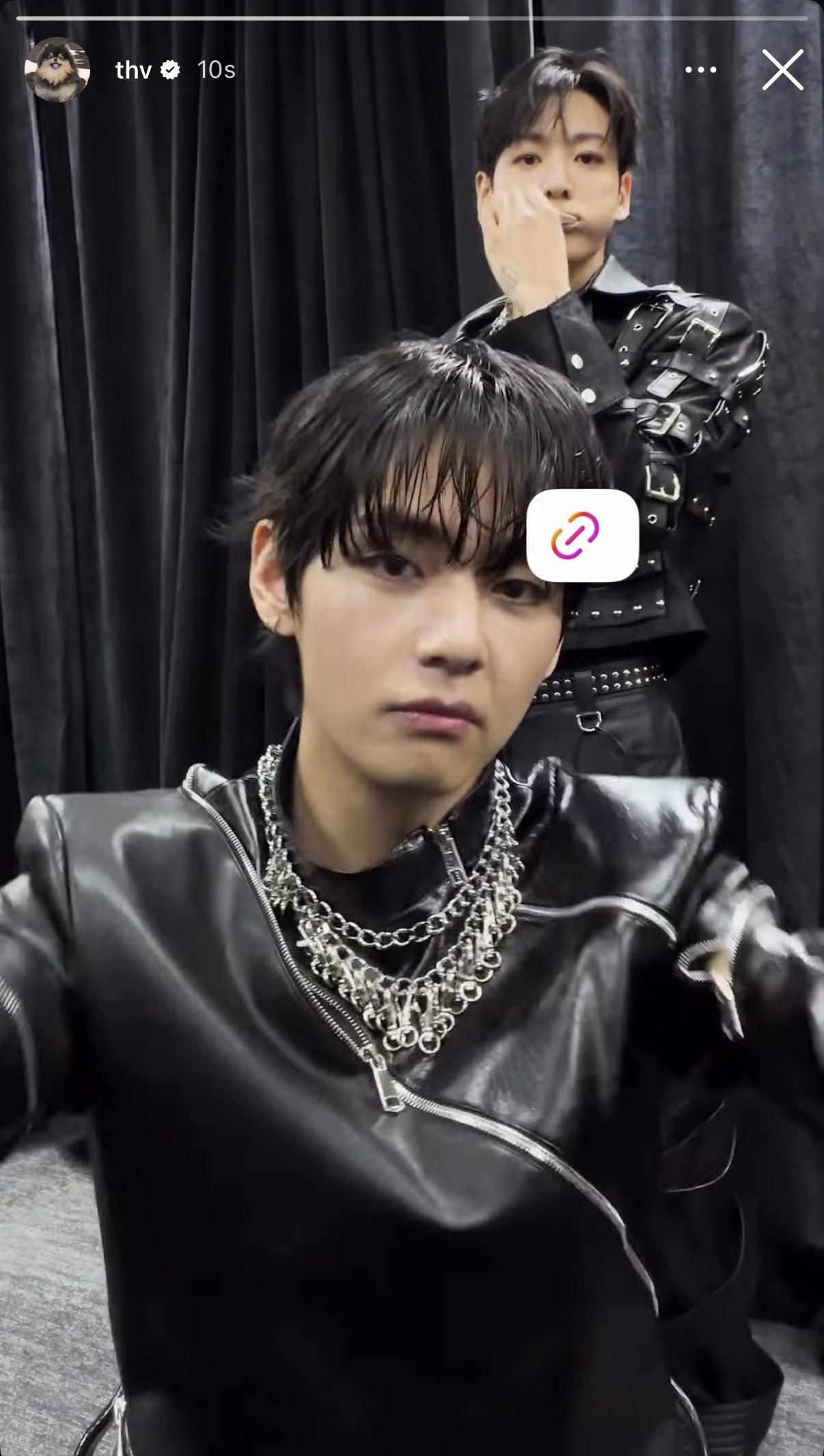 Taehyung IG Story 290426