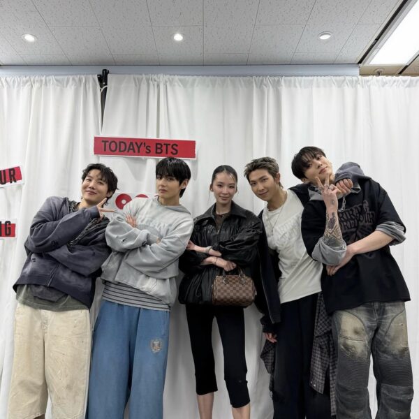 260413 Model Irene Kim on Instagram ft. RM, j-hope, V and Jungkook