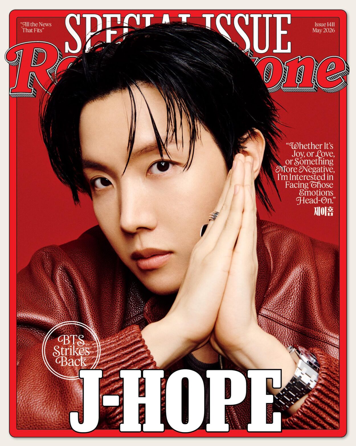 Rolling Stone: j-hope for May 2026 Issue - Individual Cover 170426