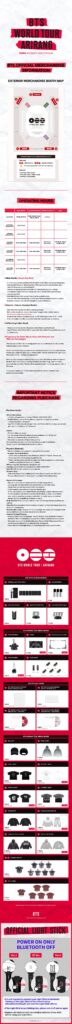 260421 [NOTICE] BTS WORLD TOUR ‘ARIRANG’ IN TAMPA – Official Merchandise On-Site Sales & Booth Information