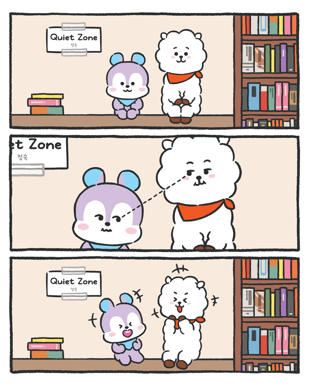 260428 BT21 on Instagram: An endless laughter duo 😆🤍