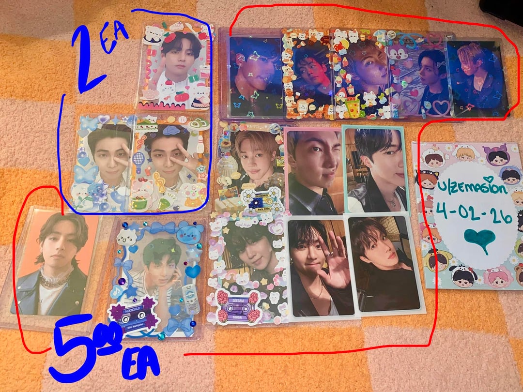 WTS US Misc Photocards and Unsealed Albums!