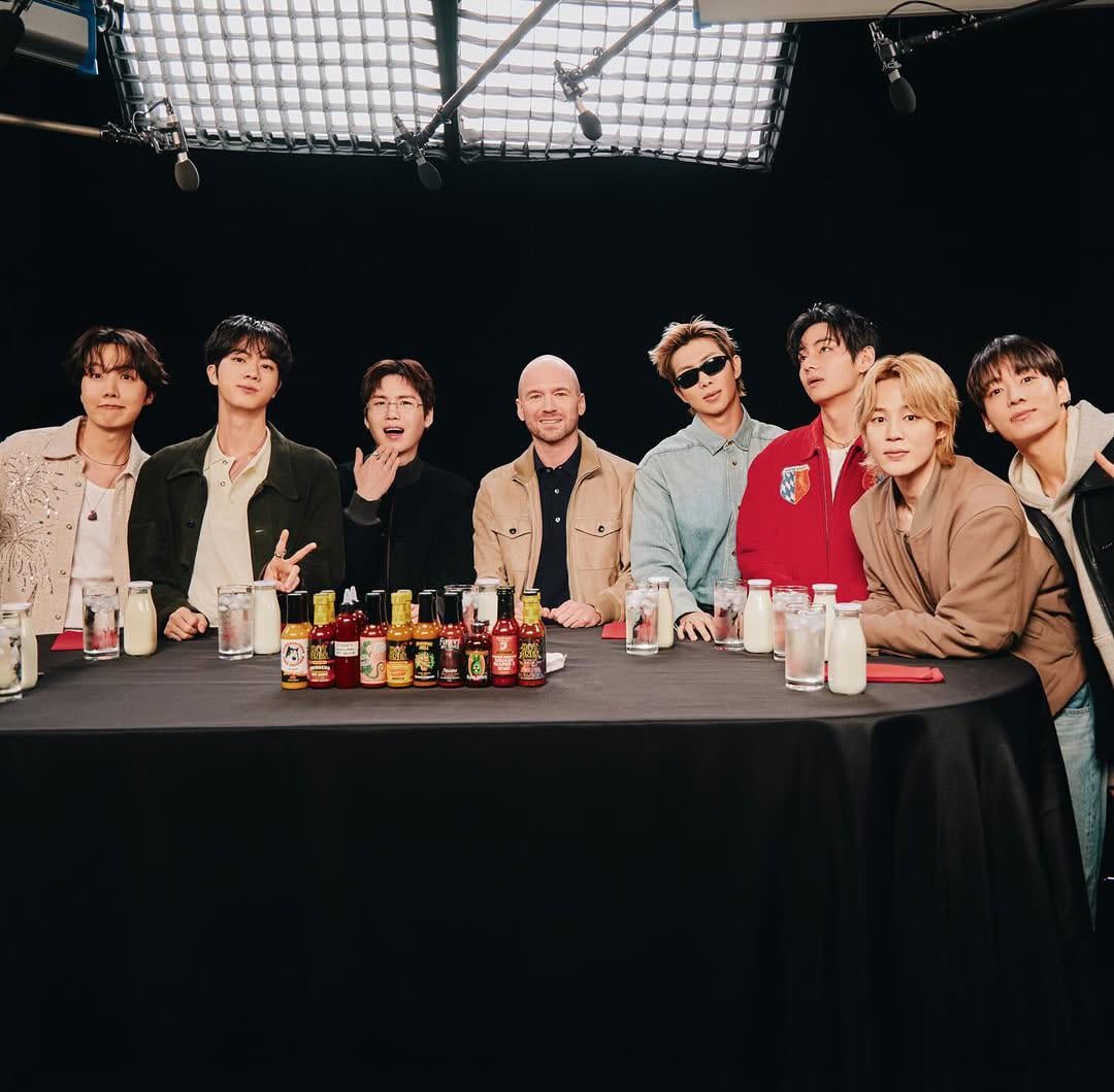 Sean Evans IG Post ft. BTS 100426