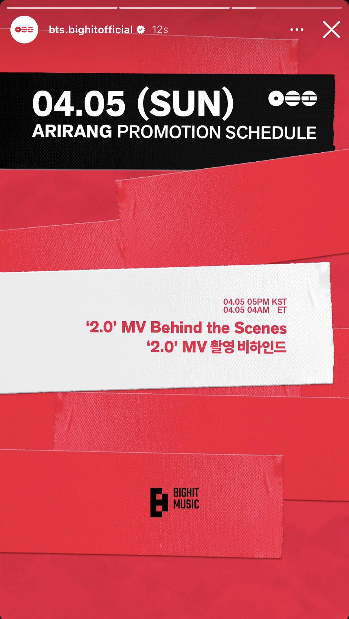 BTS Official IG Story 040426