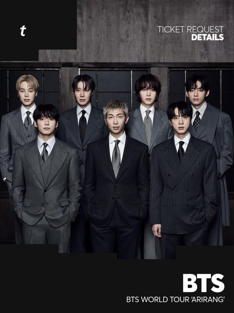 260414 Ticketmaster on Instagram: Ticket Requests for BTS WORLD TOUR ‘ARIRANG’ are now open for U.S. and Canada Shows