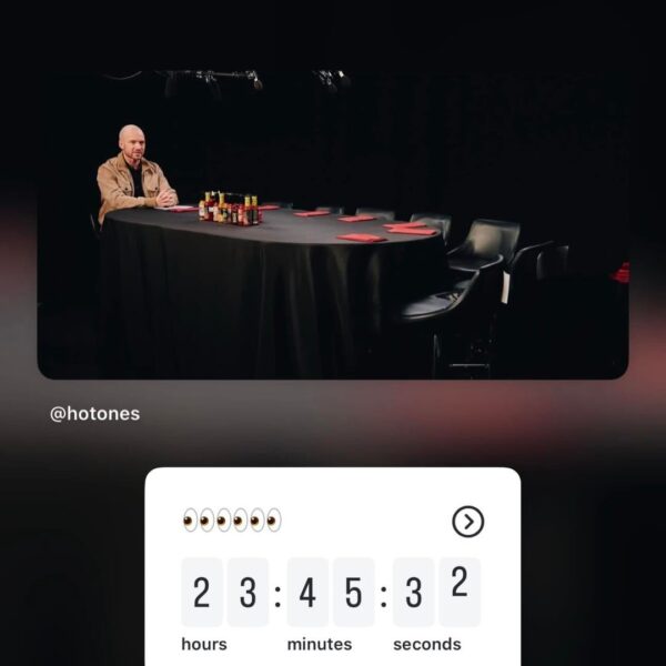 Hot Ones appears to be teasing a potential BTS appearance, hinted at by a setup featuring seven seats - 050426