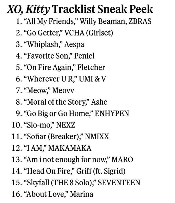 260331 V will be featured on the season 3 soundtrack for the Netflix original, ‘XO, Kitty’ (per Rolling Stone)