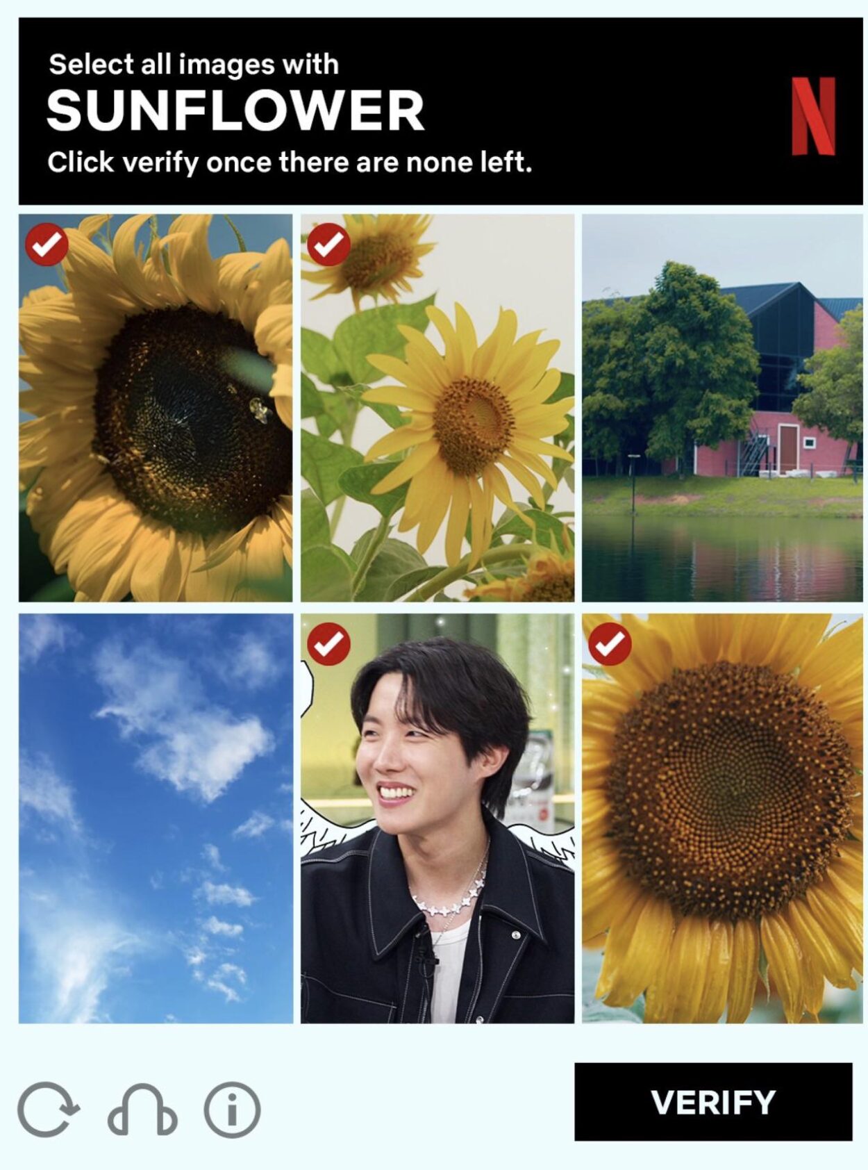 260426 Netflix Philippines on Instagram featuring j-hope: these tests are getting harder and harder 🌻🤭