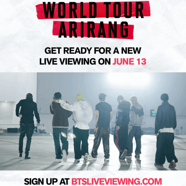 [HYBE MERCH Twitter] BTS 'ARIRANG' LIVE VIEWING IN BUSAN. Ready for a new live viewing? - 200426
