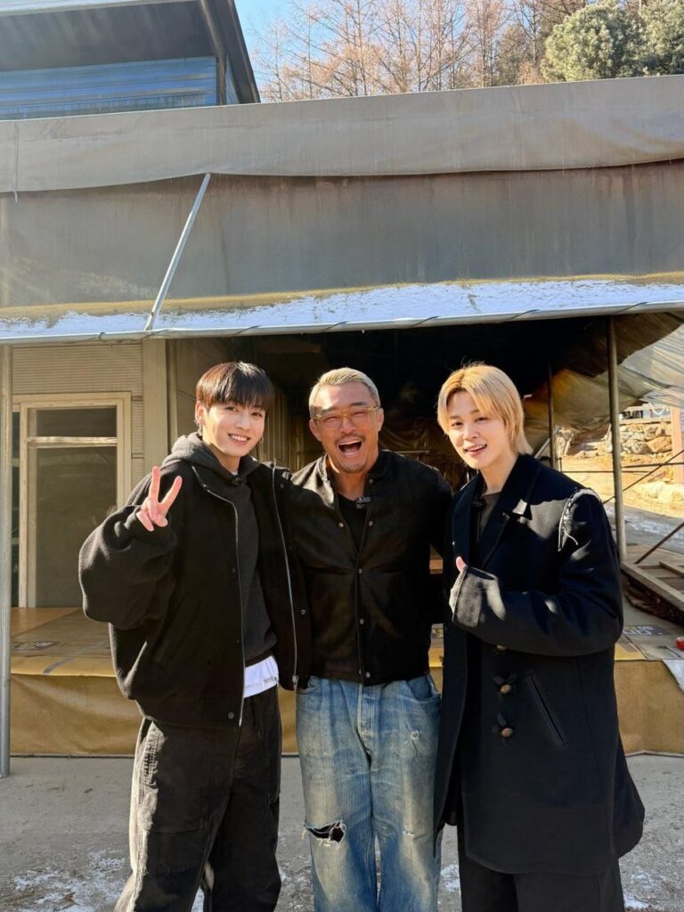 260401 Choi Sunghoon on Instagram with j-hope, Jimin and Jungkook