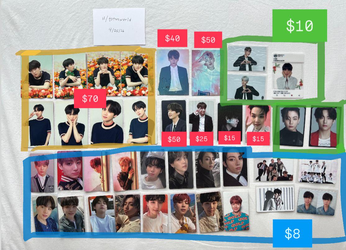 [WTS USA] Tons of Photocards!