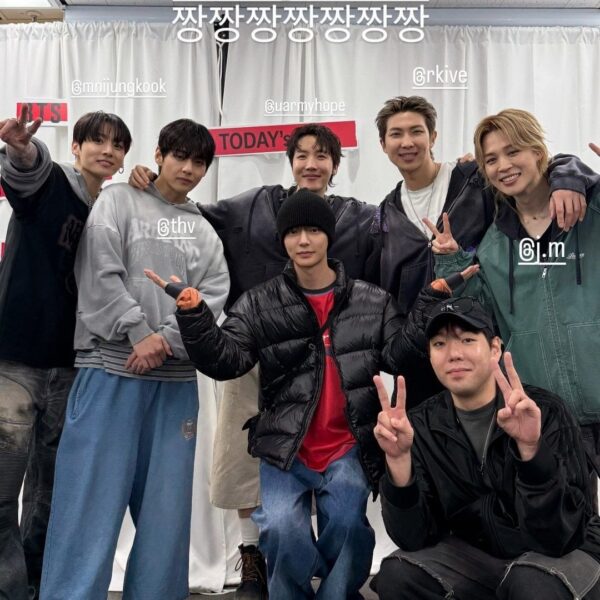 260412 Lee Saeon on Instagram ft JK, Tae, Hobi, RM and Jimin