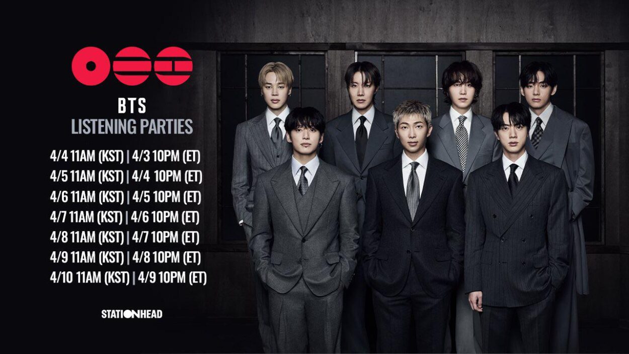 260403 BTS Official on Twitter: Let’s keep swimming together! Get ready for the ‘SWIM’ Listening Party on Stationhead