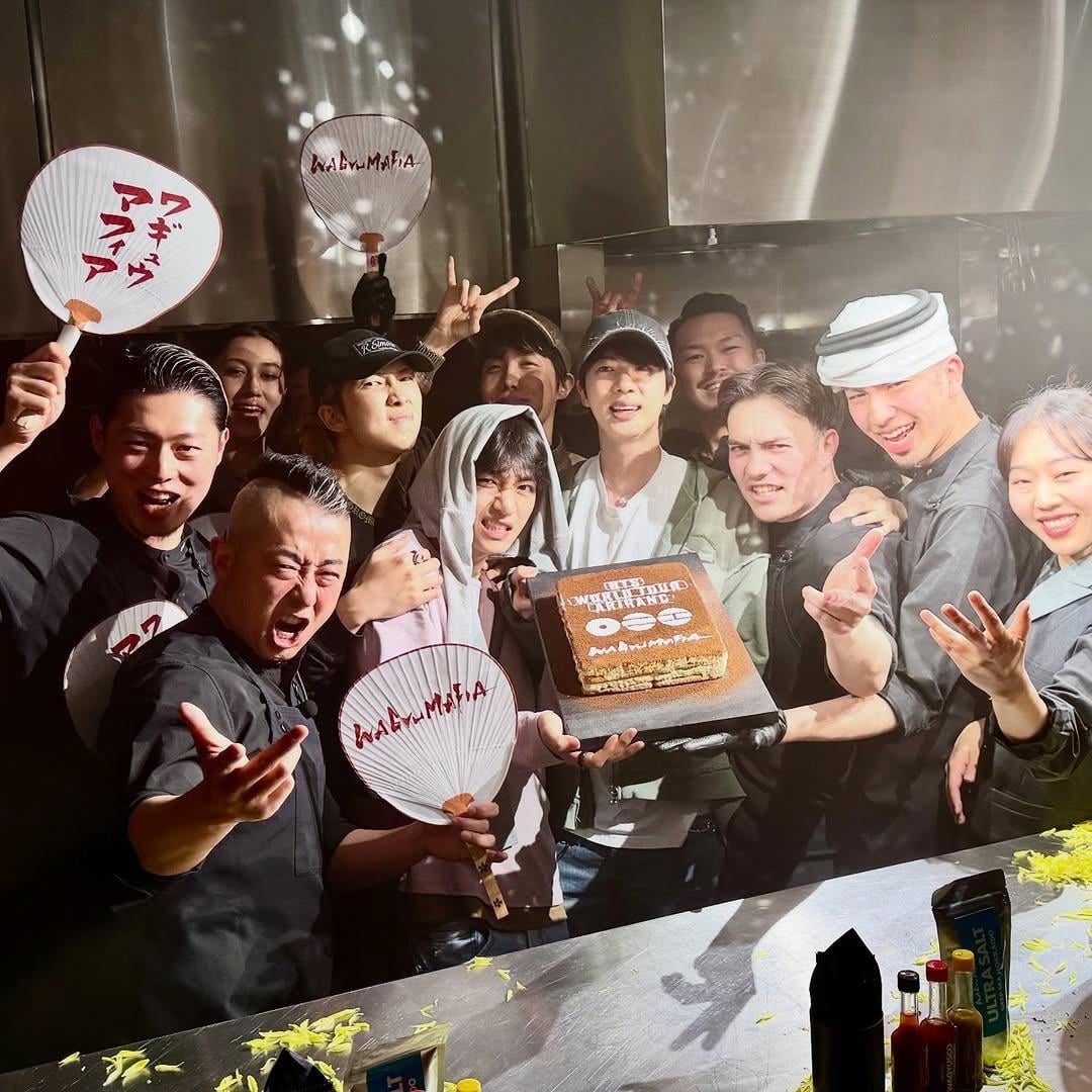 Wagyu Mafia IG Post ft. Namjoon, Jin, Hobi, Taehyung- 170426