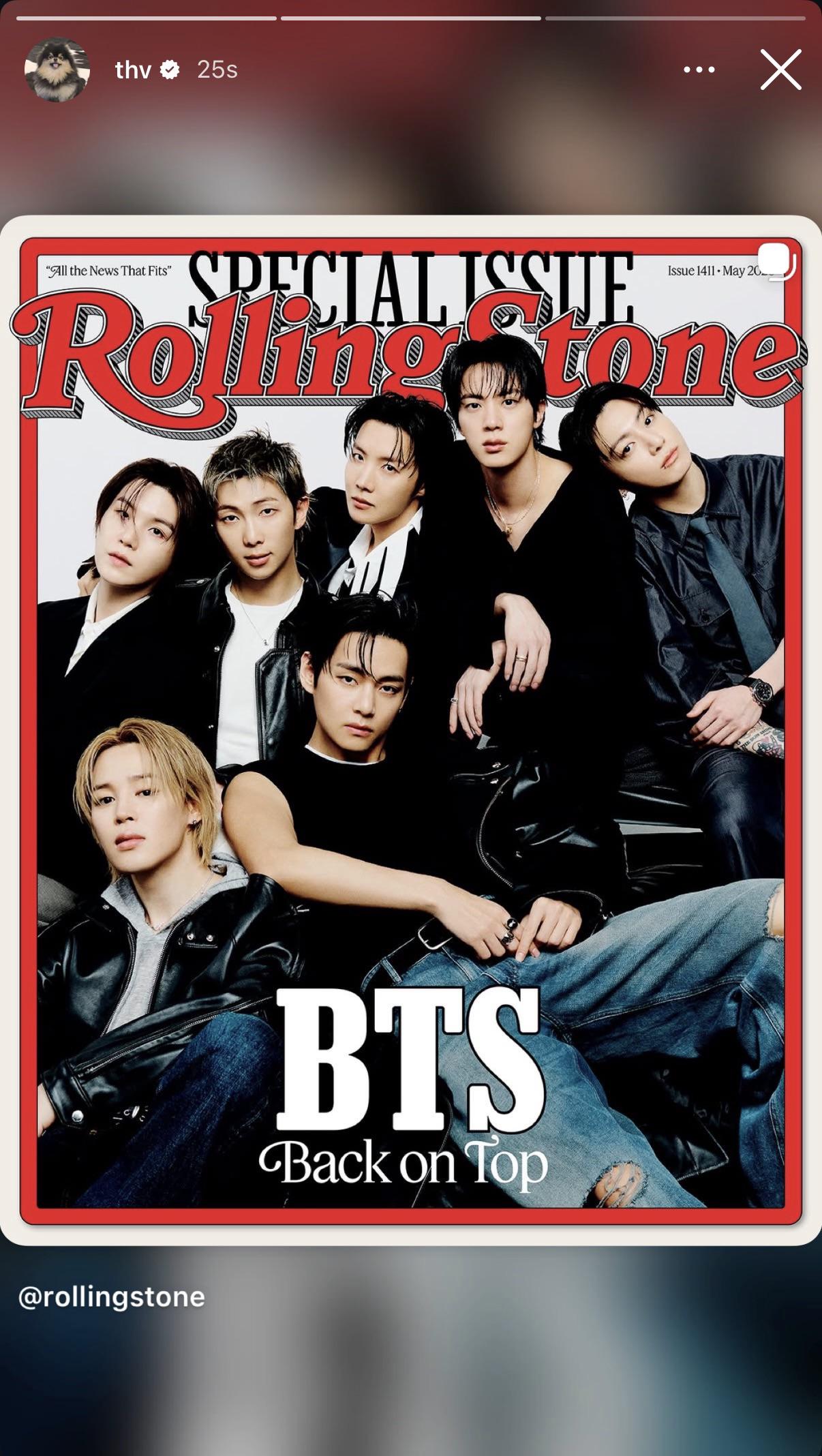 Taehyung IG Story 140426