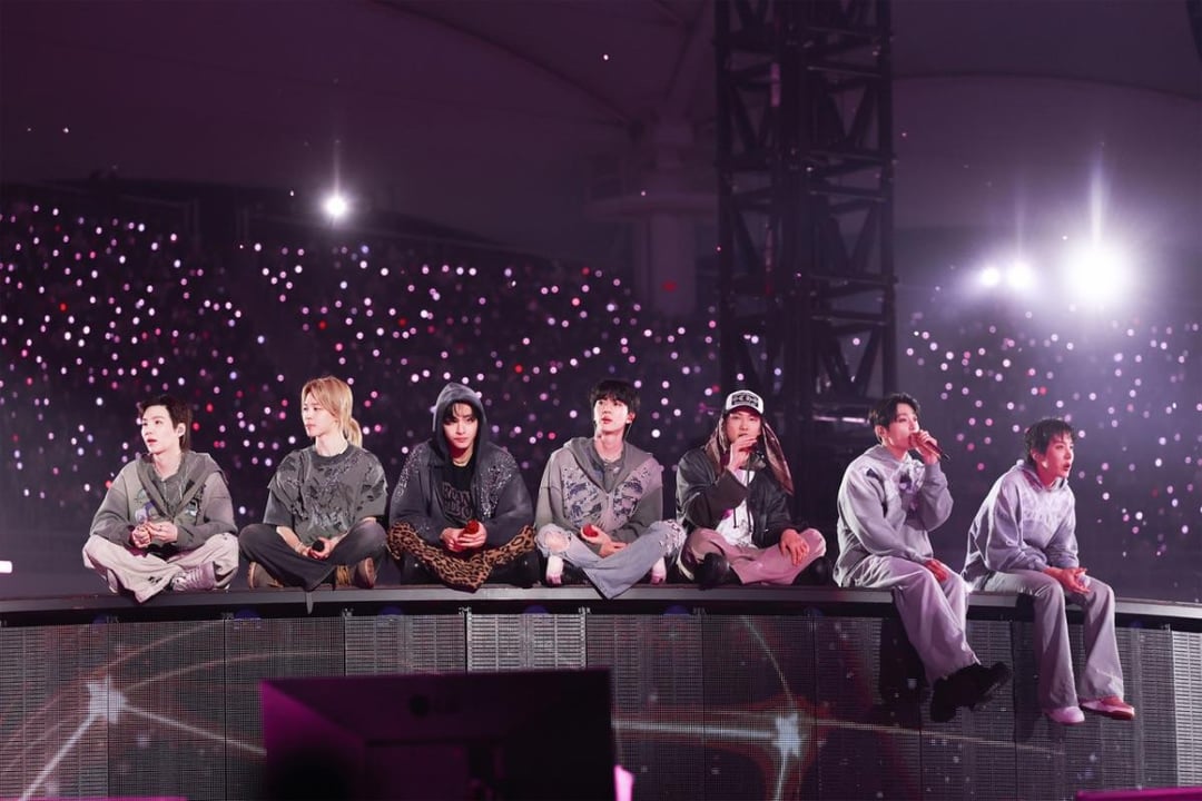 260413 Star News: The cheers of 130,000 ARMY that echoed in Goyang… BTS: "The 7 of us, just as we are." (Official concert photos from BIGHIT MUSIC)