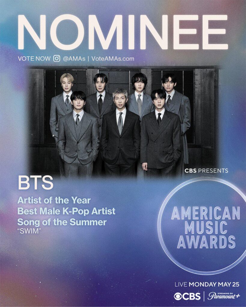 American Music Awards on Twitter ft. BTS 240426