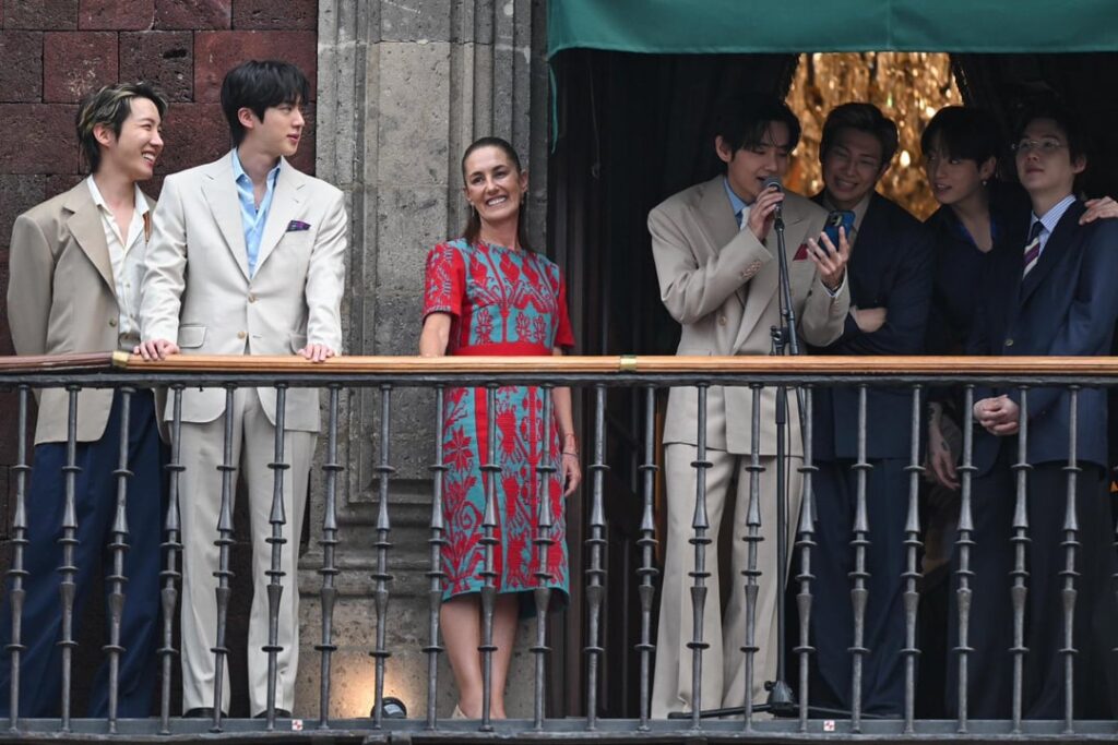 Claudia Sheinbaum (President of Mexico) Twitter with BTS - 070526
