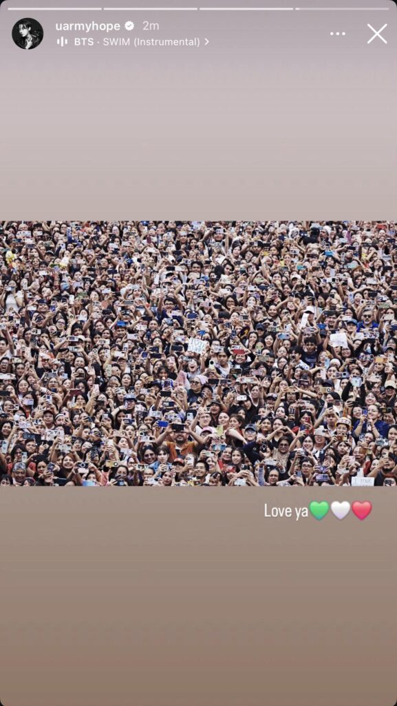 Hobi IG Story 120526