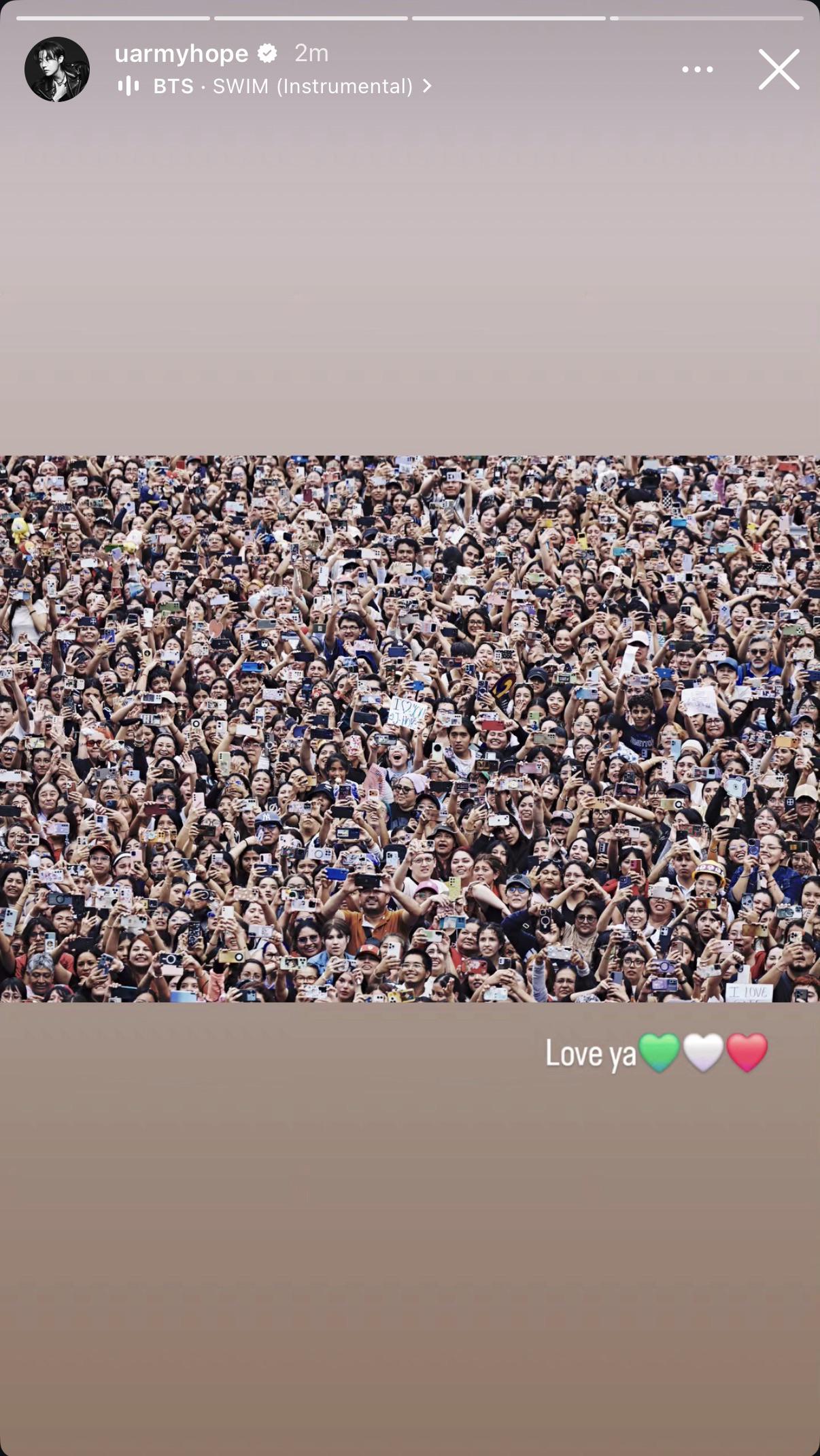 Hobi IG Story 120526