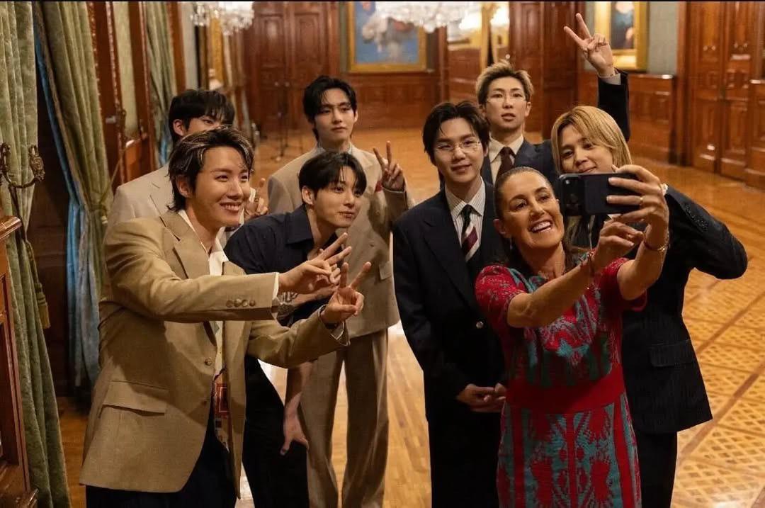 Claudia Sheinbaum (President of Mexico) on Instagram ft. BTS 080526