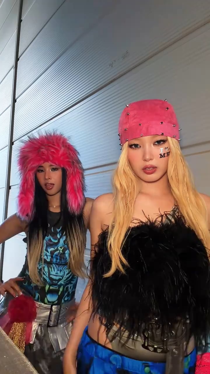 260502 KATSEYE Sophia and Yoonchae on TikTok: ‘Hooligan’ by BTS Dance Challenge
