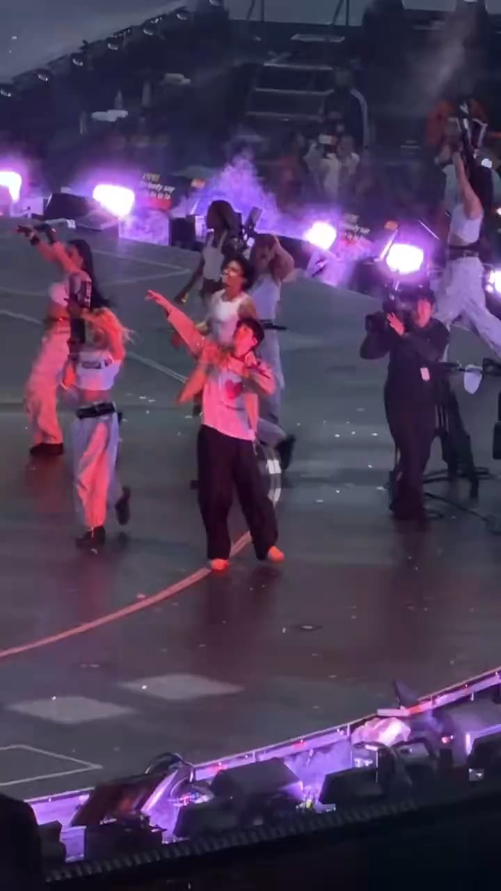 ARMY notices Jin having a dance battle with a backup dancer