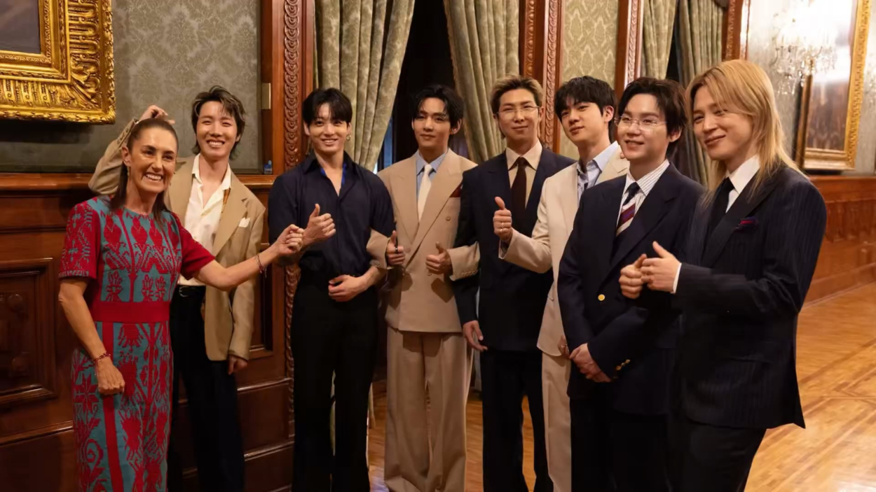 260509 Claudia Sheinbaum (President of Mexico) on Instagram ft. BTS