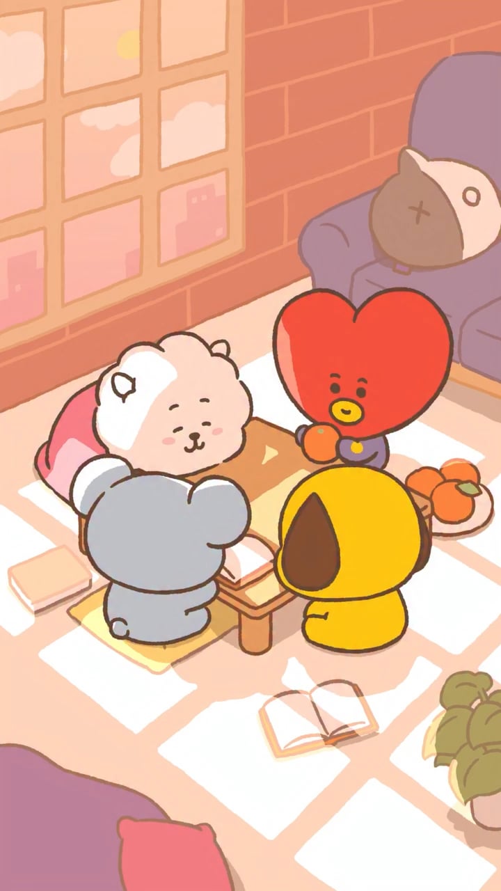 260528 BT21 on Instagram: Orange tastes better shared! 😋🍊