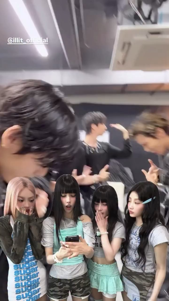 260511 ILLIT on Instagram - In response to V’s TikTok