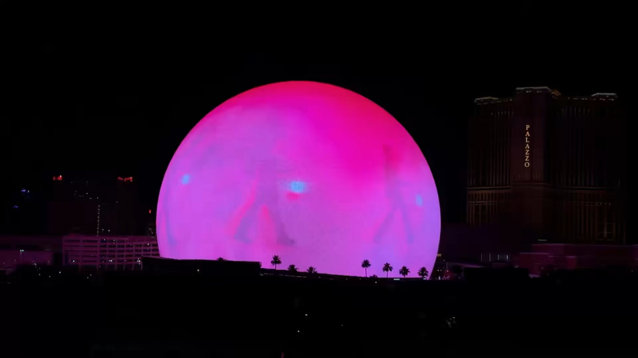 Las Vegas on Twitter ft. BTS: THE CITY went all out for ARIRANG with a takeover of SphereVegas 230526