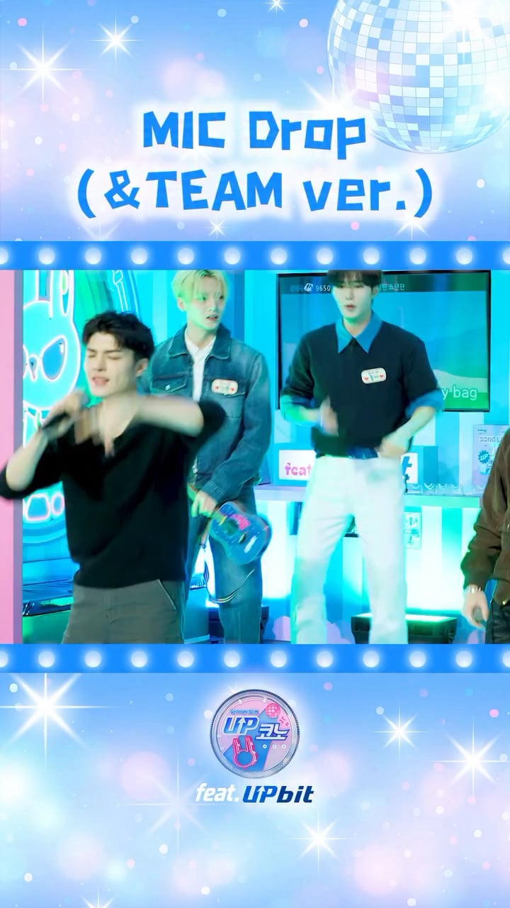 260430 SBS KPop on Instagram: &Team cover BTS’ Mic Drop