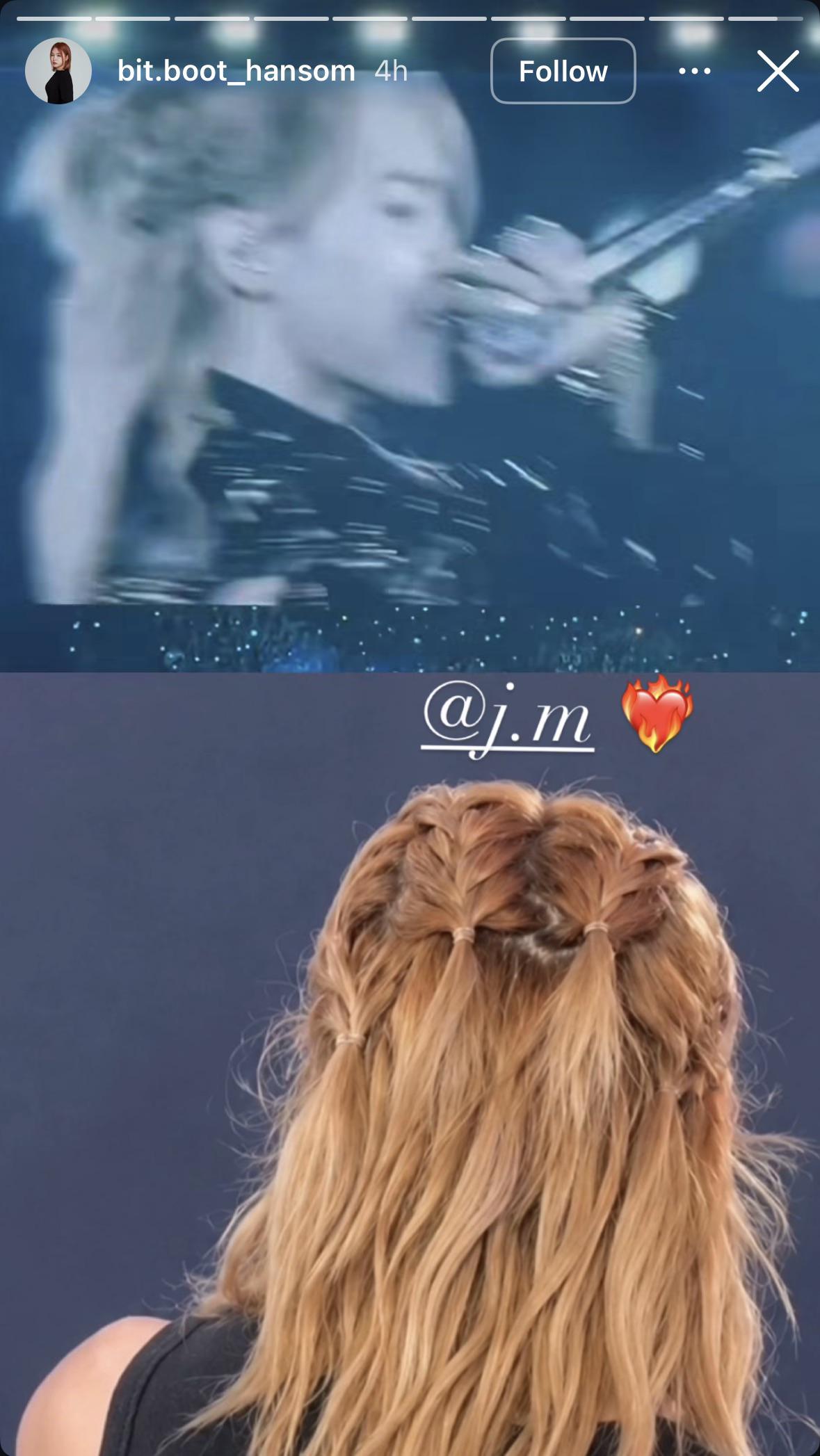 Hansom (Jimin and BTS hairstylist) IG 240526