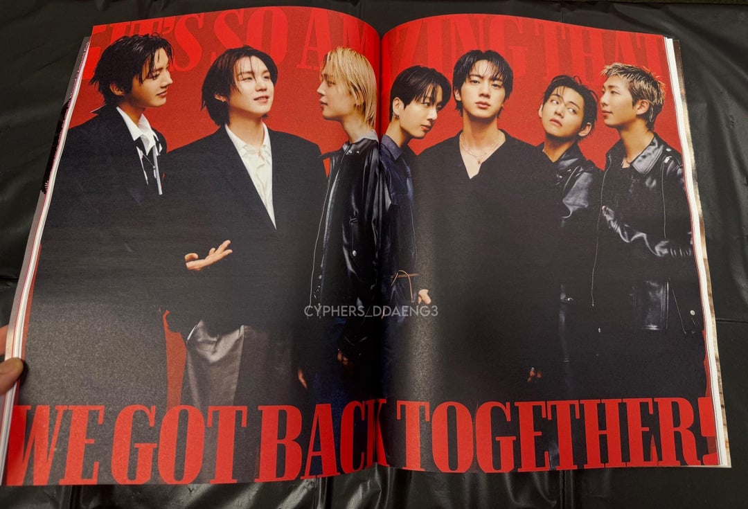 ARMY shares content from the physical copy of Rolling Stone’s BTS Special Issue