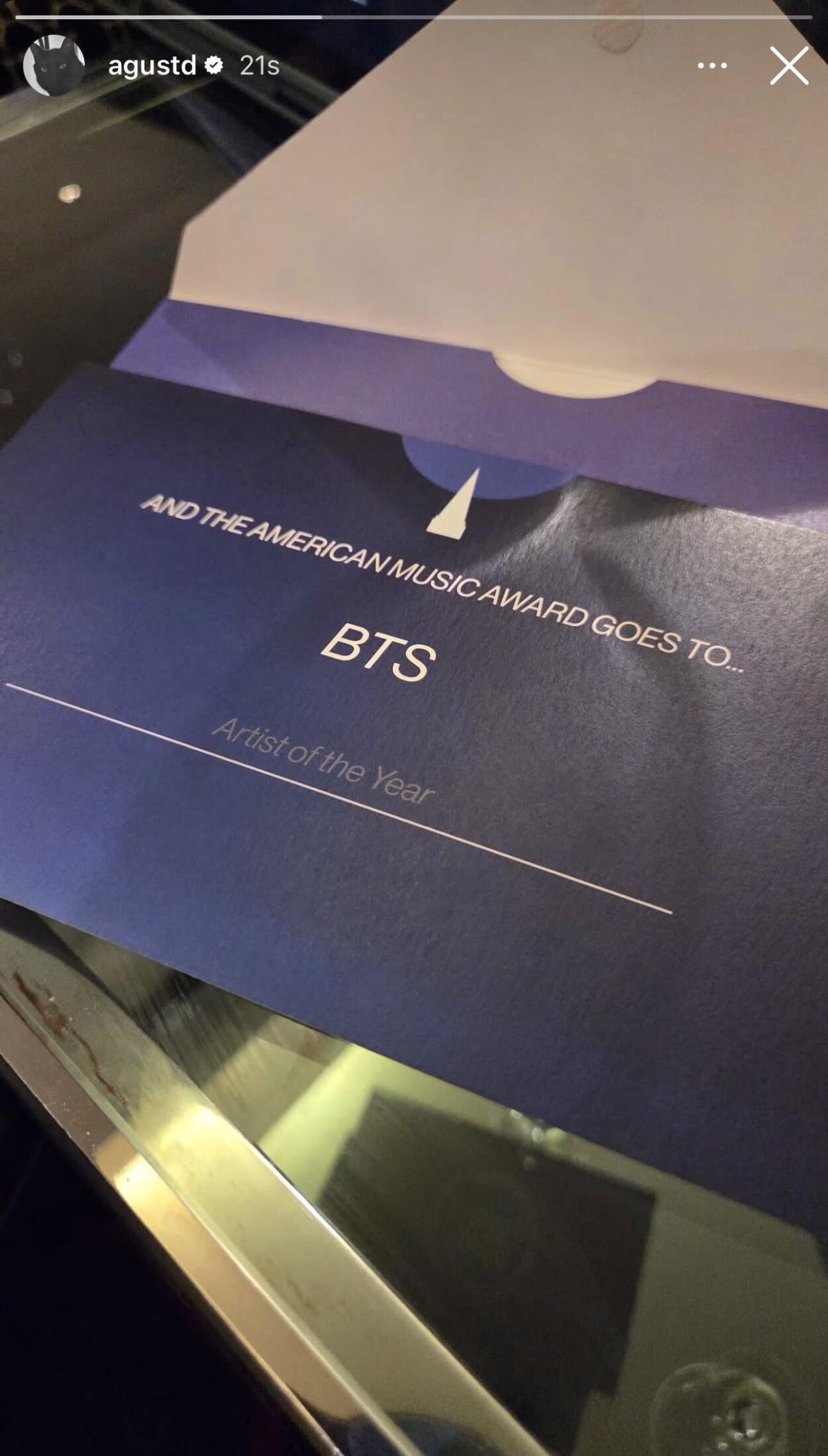 Yoongi IG Story 260526