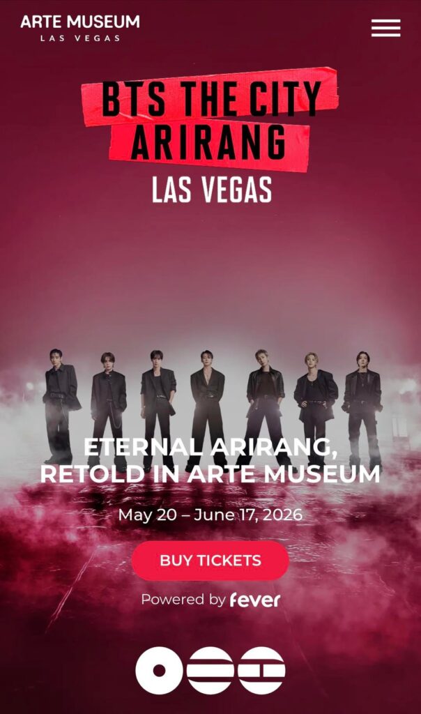 [giveaway💜] ARTE MUSEUM ticket (GA + arte cafe) for 05/21 (las vegas only)