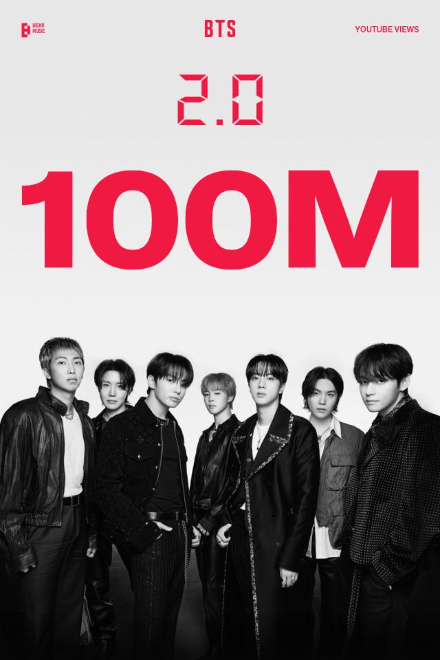 BTS’ “2.0” Official MV has surpassed 100 million views on YouTube - 270526