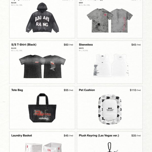 [Weverse] Preview of Las Vegas pop-up exclusive merch - 070526