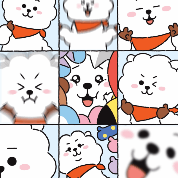 260507 BT21 on Instagram: RJ’s recommended poses! 📸✨