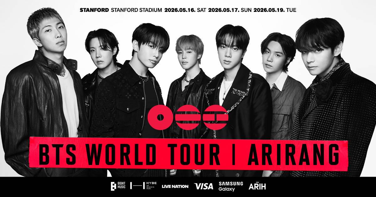 [Concert Megathread] BTS ‘WORLD TOUR ARIRANG’ in Stanford, CA, USA - 160526, 170526 & 190526