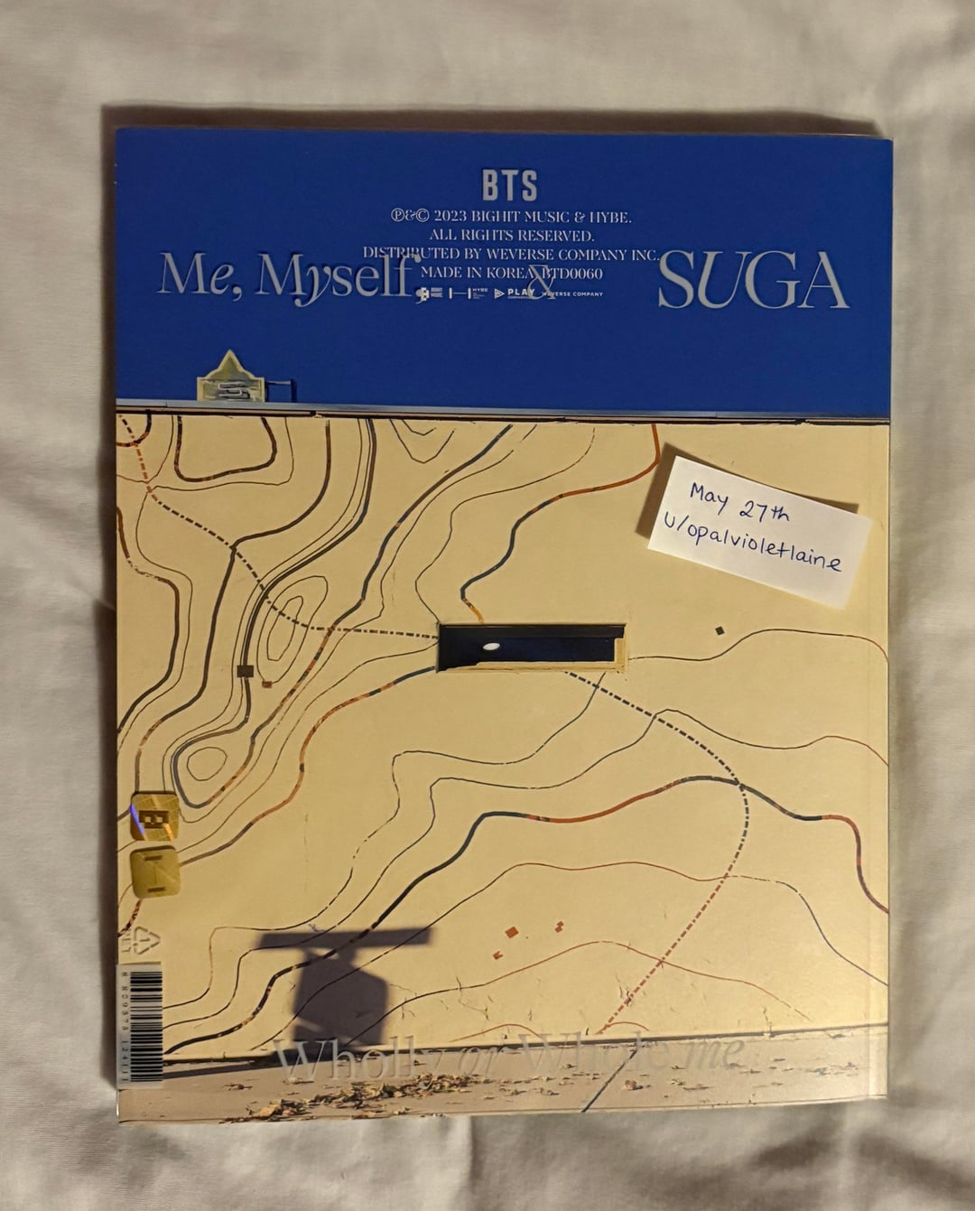 Selling D-Day tour (NO DIGITAL CODE), Suga Photofolio, Shooky keychain, Suga Arirang poster & Suga Arirang vinyl (US ONLY)