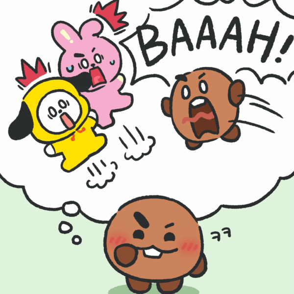 260514 BT21 on Instagram: SHOOKY’s happiness is all that matters! 😁🤎